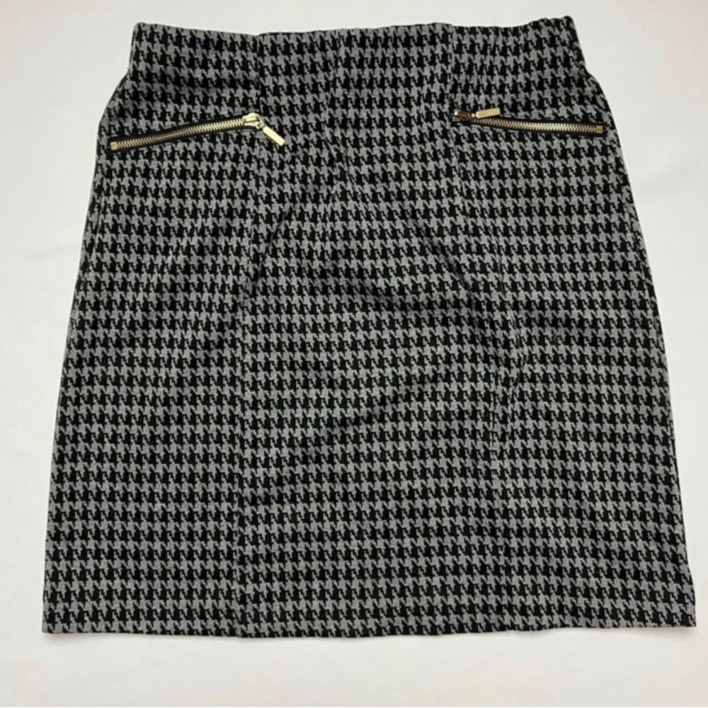 George houndstooth skirt